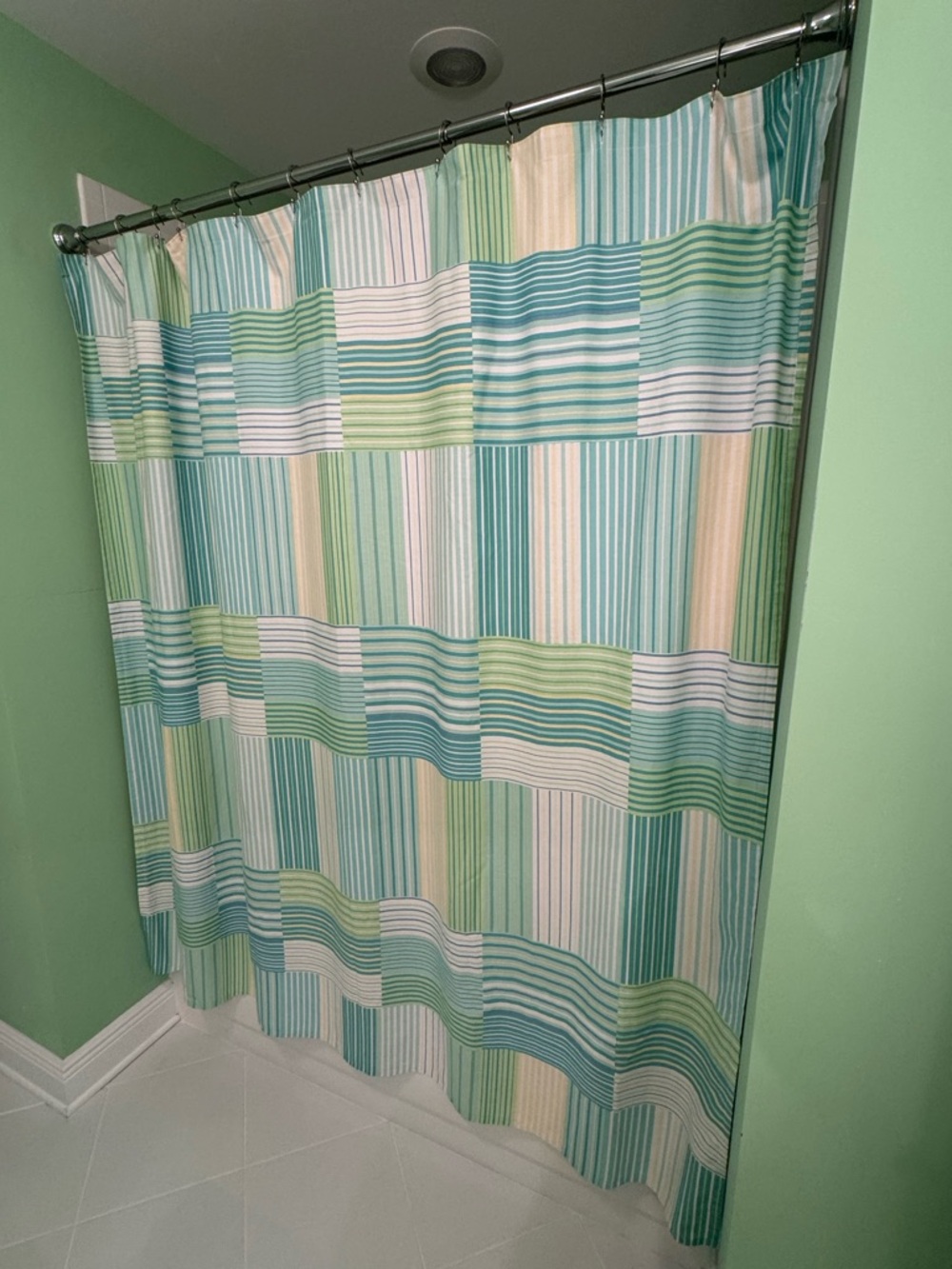 Martha Stewart Stripe  Shower Curtain
